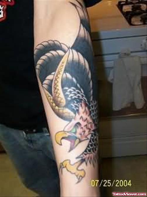 Awesome Eagle Tattoo For Arm