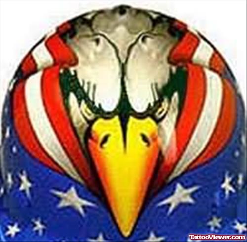 Angry American Eagle Tattoo