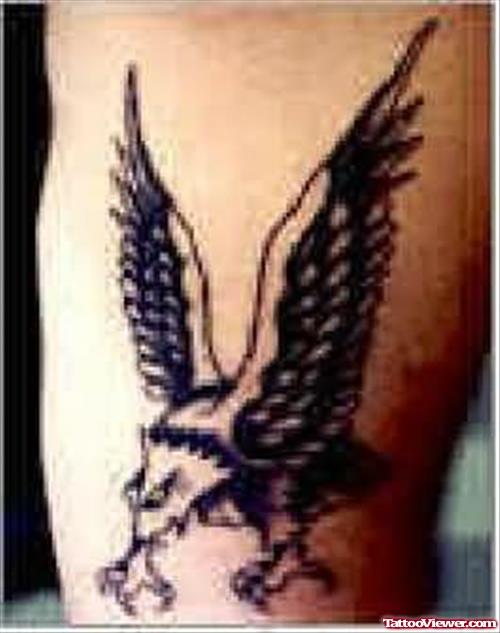 An Angry Eagle Tattoo