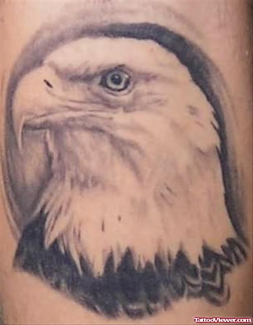 White Face Eagle Tattoo