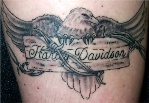 Harley Eagle Tattoo