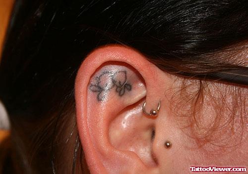 Kurt Hasley Ear Tattoo