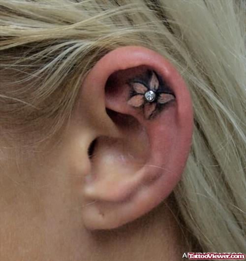 Awesome Ear Tattoo