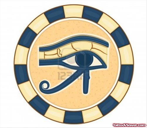 Eye Of Horus Egyptian Tattoo Design