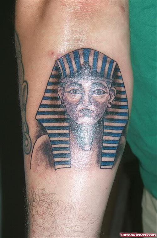 Egyptian Tattoo On Left Forearm