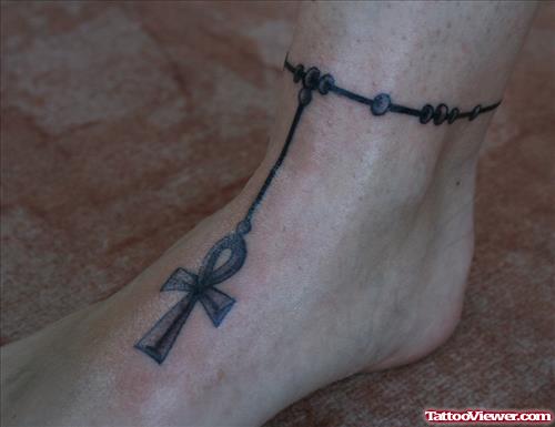 Ankleband Egyptian Ankh Tattoo
