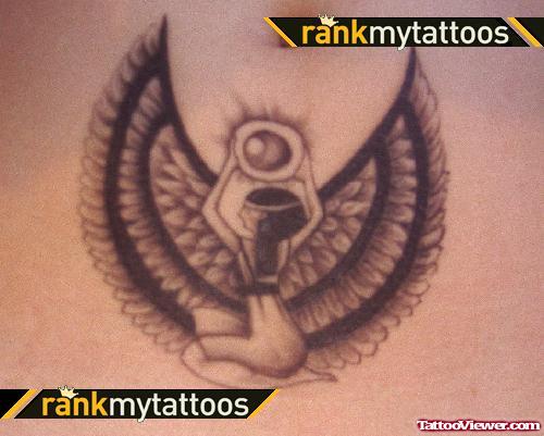 Winged Isis Egyptian Tattoo
