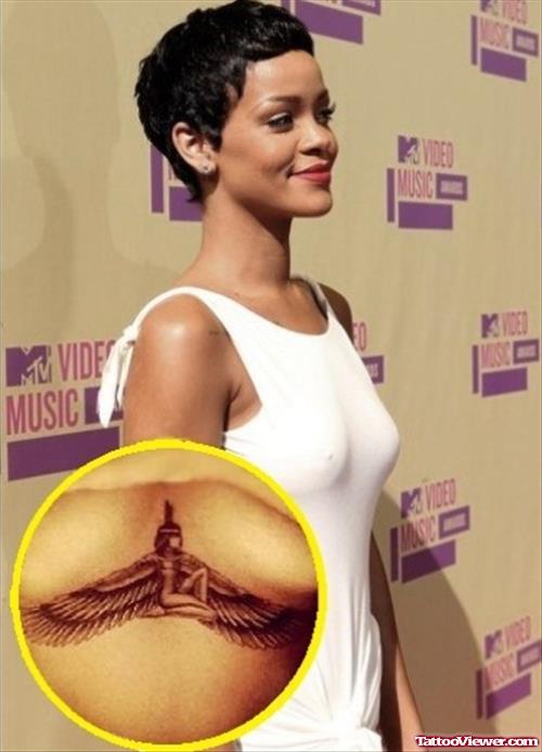 Rihanna Egyptian Tattoo
