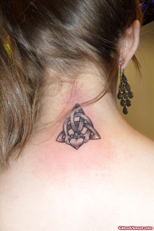 Celtic Knot With Claddagh Tattoo