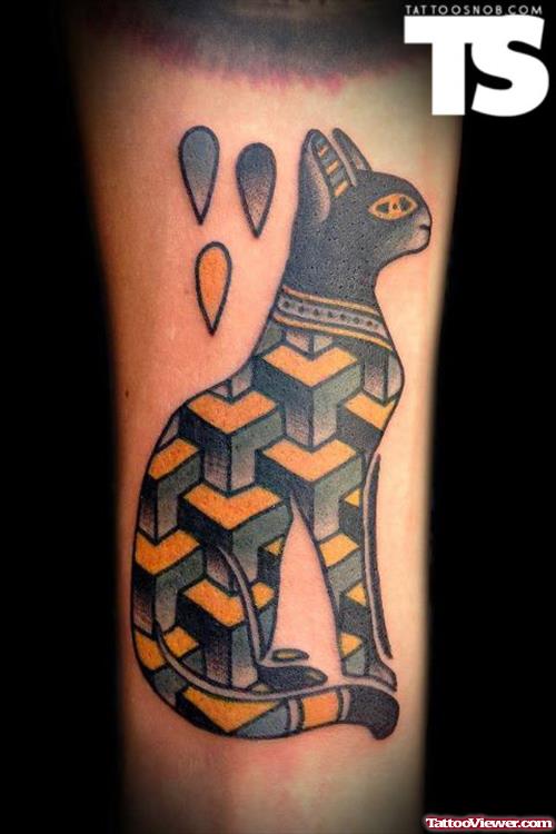 Ancient Egyptian Tattoo On Sleeve