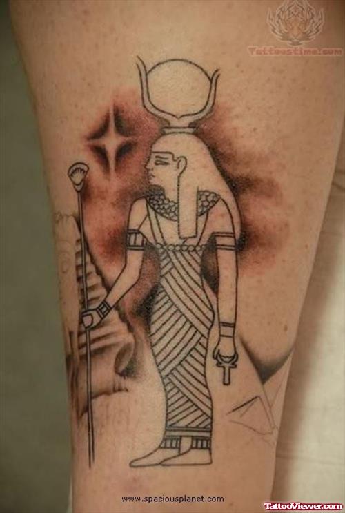 Egyptian Lady Tattoo
