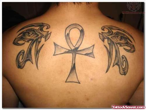 Egyptian Tattoo on Women Back