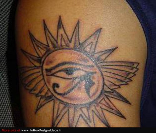 Egyptian Sun Tattoo