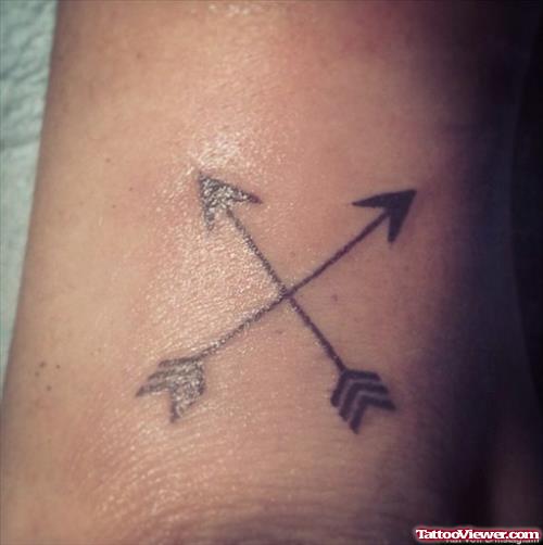 Arrows Elbow Tattoo