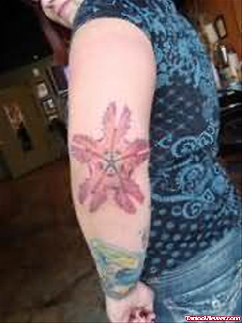 Star Fish Tattoo On Elbow