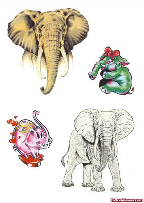 Elephant Tattoos Designs For Men