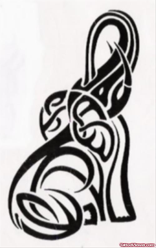 Best Tribal Elephant Tattoo Design