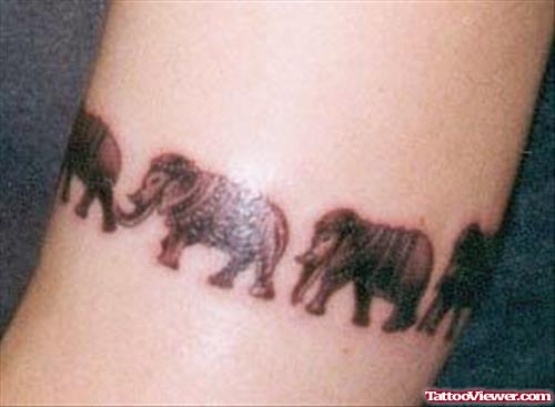Awesome Armband Elephant Tattoos