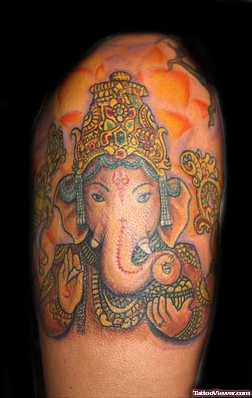 Wonder Full Tattoo Of Elephant
