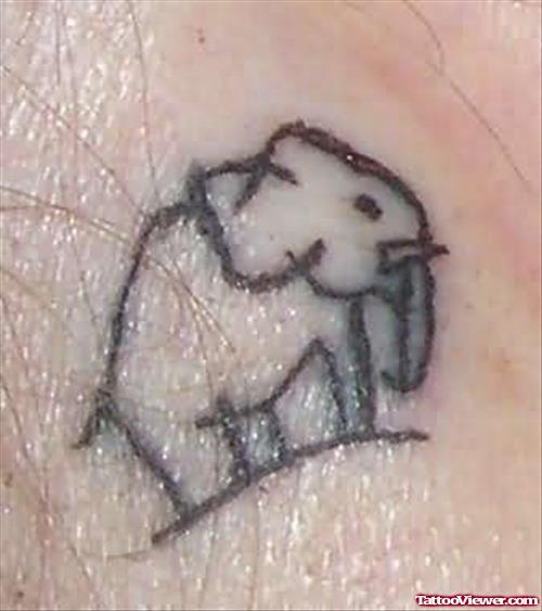 Little Elephant Tattoo