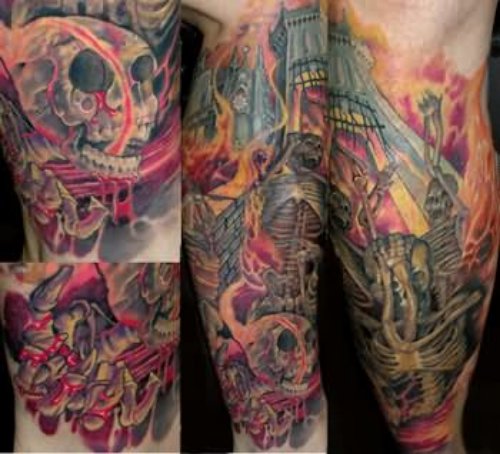 Evil Skulls Tattoo