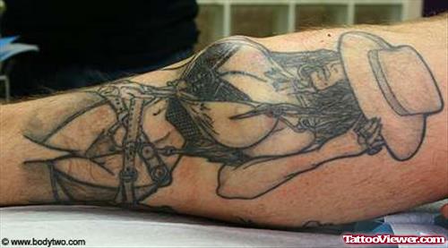 Extreme Pinup Girl Tattoo