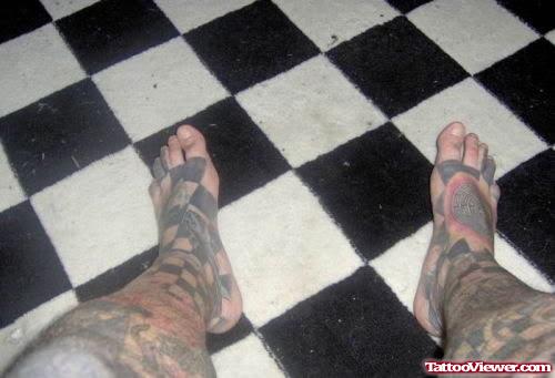 Extreme Tattoos On Legs