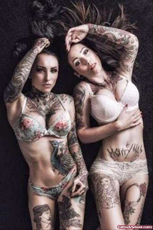Extreme Body Tattoo For Girls