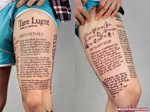 Extreme Tare Lugnt Magzine Tattoo
