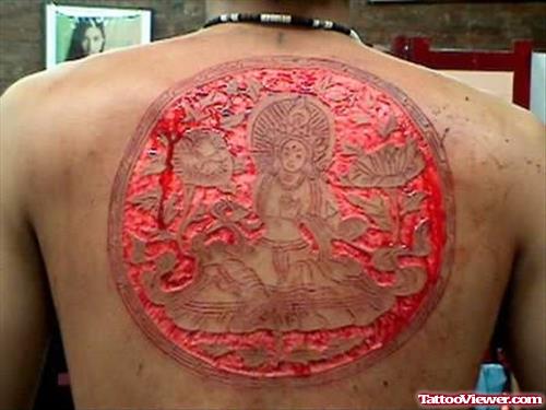 Extreme Remote Tattoo On Back