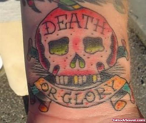 Death Tattoo On Wrist