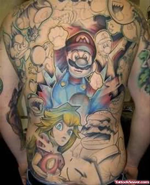 An Extreme Tattoo of Mario
