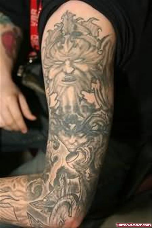 Extreme Tattoo On Arm