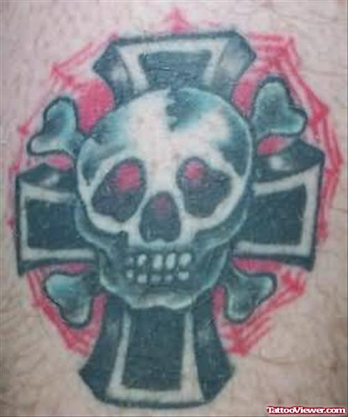 Extreme Tattoo Black Skull