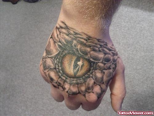 Hand Eye Tattoo