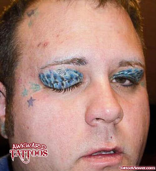 Eyelid Tattoos For Men