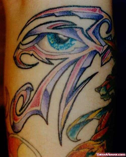 Horus Eye Tattoo On Sleeve