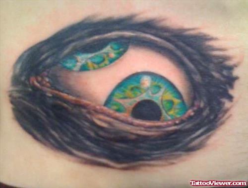 Eye Tattoo On Back