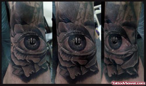Eye Ink eye Flower Tattoo