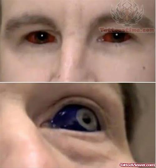 Craziest Colored Eye Tattoos