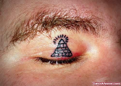 Crazy Eye Tattoo On Eye