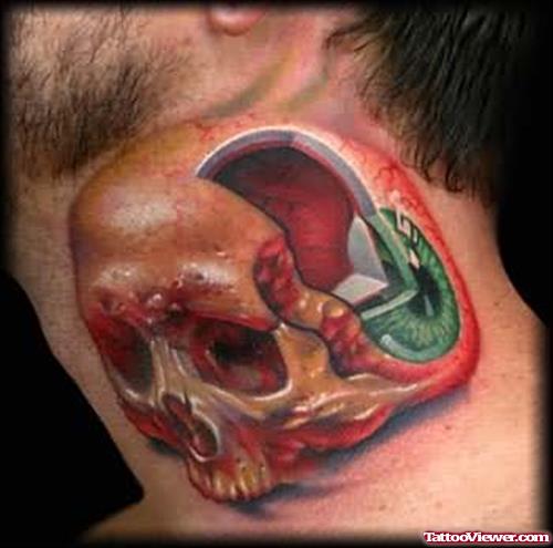 Trends Eyeball Skull Tattoo