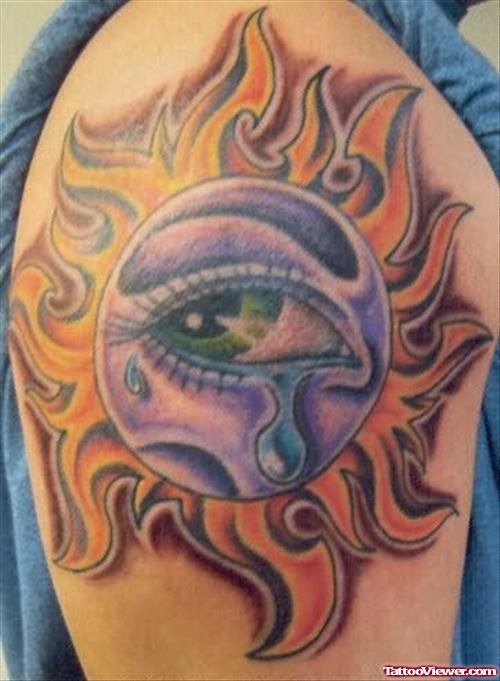 Sun Eye Tattoos