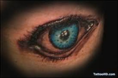 Blue Eye Tattoo Art