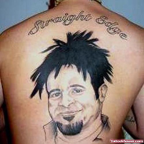 Face Tattoo On Back Body