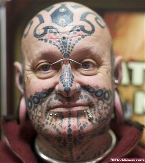 Worst Face Tattoo For Men