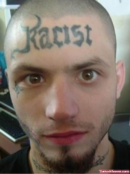 Racist Face Tattoo