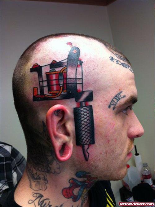 Craziest Tattoo Machine Face Tattoo