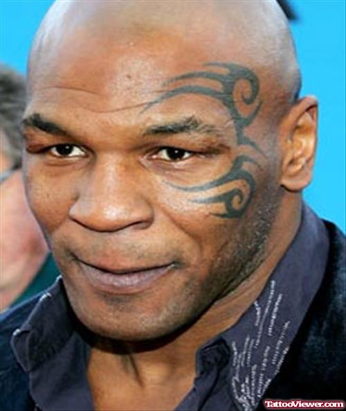 Mike Tyson Tribal Face Tattoo Design