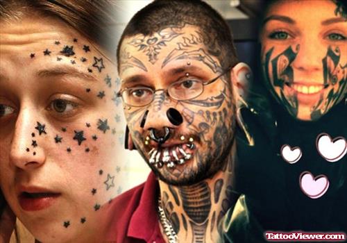 Face Tattoos Designs